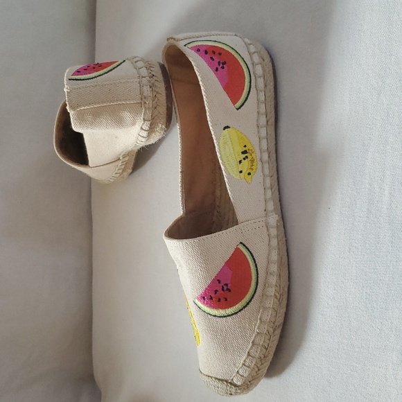 J Crew new sz 6 - 6.5 N beige cream espadrilles flats - Picture 2 of 9